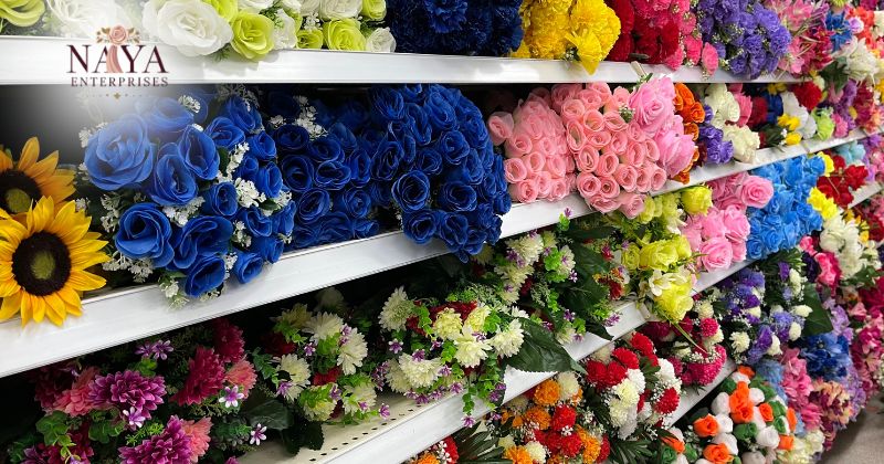 artificial flower decoration materials in bulk